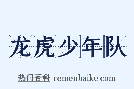 龙虎少年队是什么意思的图片
